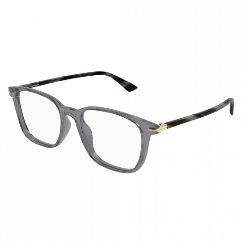 Eyeglasses Montblanc MB 0338 O- 004 Grey / Transparent Eyeglasses Montblanc MB 0338 O- 004 Grey / Transparent