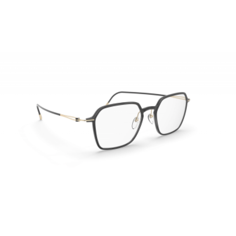 Eyeglasses Silhouette Lite Spirit Full Rim 2927 9020 Black Shiny / Gold Eyeglasses Silhouette Lite Spirit Full Rim 2927 9020 Black Shiny / Gold