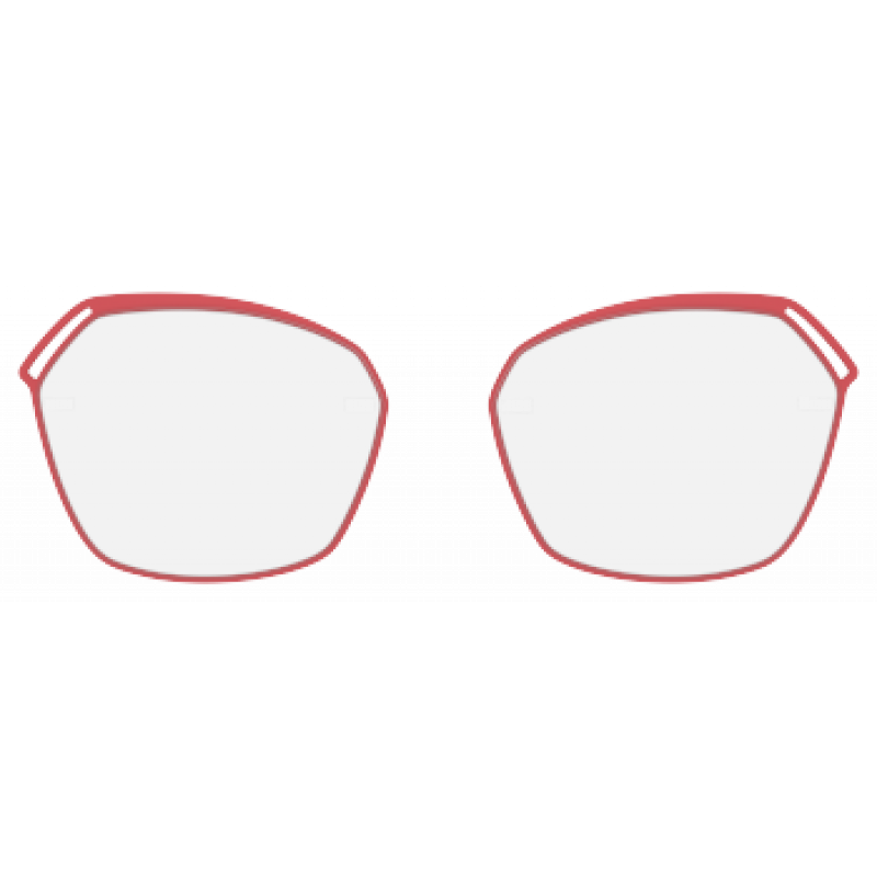 Eyeglasses Silhouette Accent Ring JI - 55  5097 3210 Red 53mm