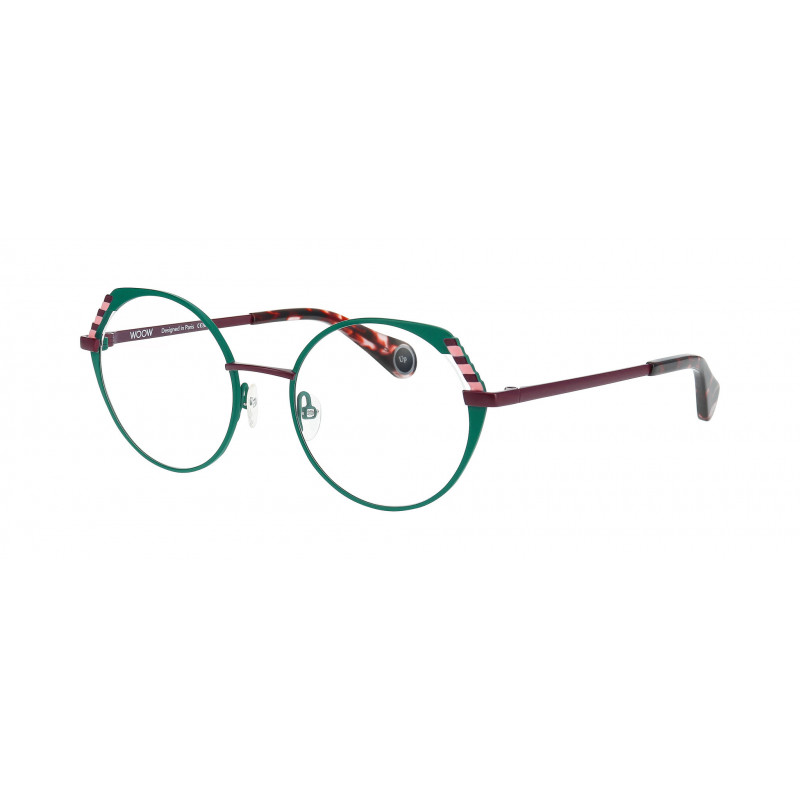 Eyeglasses WOOW LEVEL UP 2 9121 Emerald Green / Nosepad 50mm