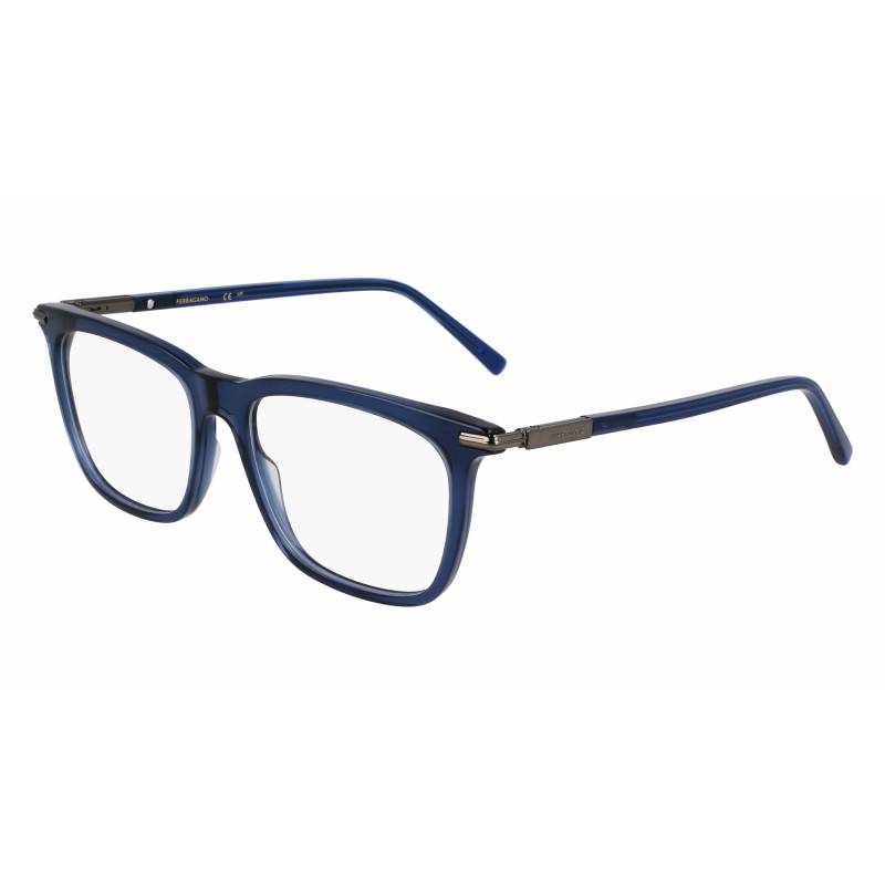 Eyeglasses FERRAGAMO SF 3007 432 Transparent Blue Eyeglasses FERRAGAMO SF 3007 432 Transparent Blue