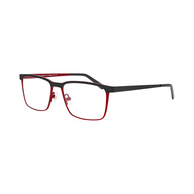 Eyeglasses Pro-design Denmark DIVIDE 3 4021 Red Medium Matt / Nosepad 54mm