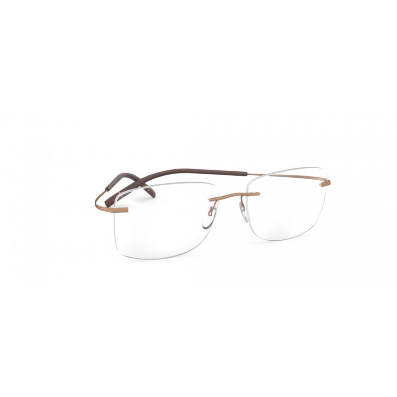 Eyeglasses Silhouette TMA - The Icon II Chassis Rimless 5541 6040 Classic Bronze Eyeglasses Silhouette TMA - The Icon II Chassis Rimless 5541 6040 Classic Bronze