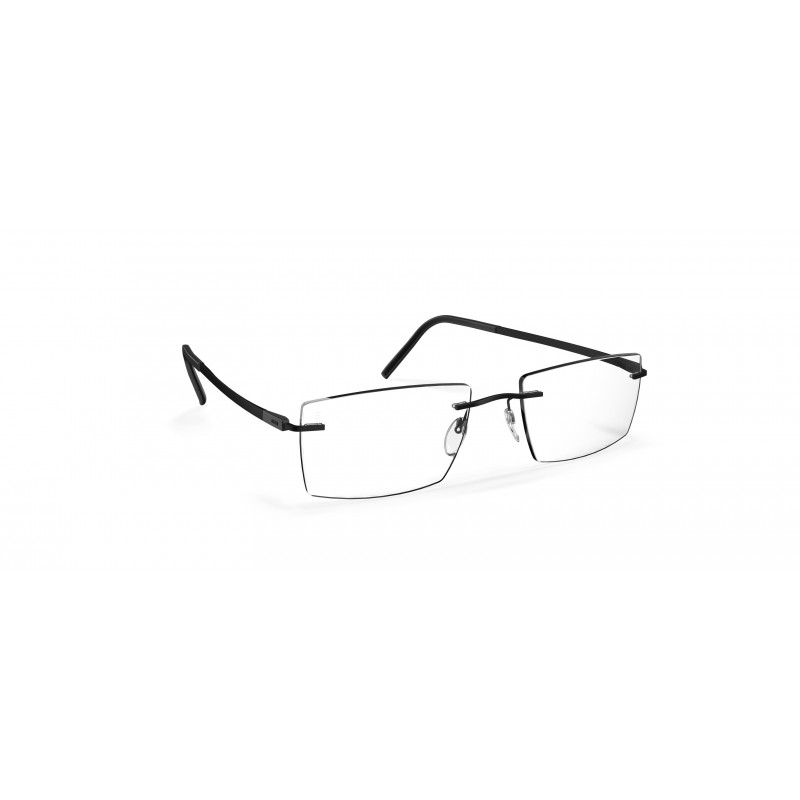 Eyeglasses Silhouette The Dawn Chassis Rimless 5573 9040 Classic Black Eyeglasses Silhouette The Dawn Chassis Rimless 5573 9040 Classic Black