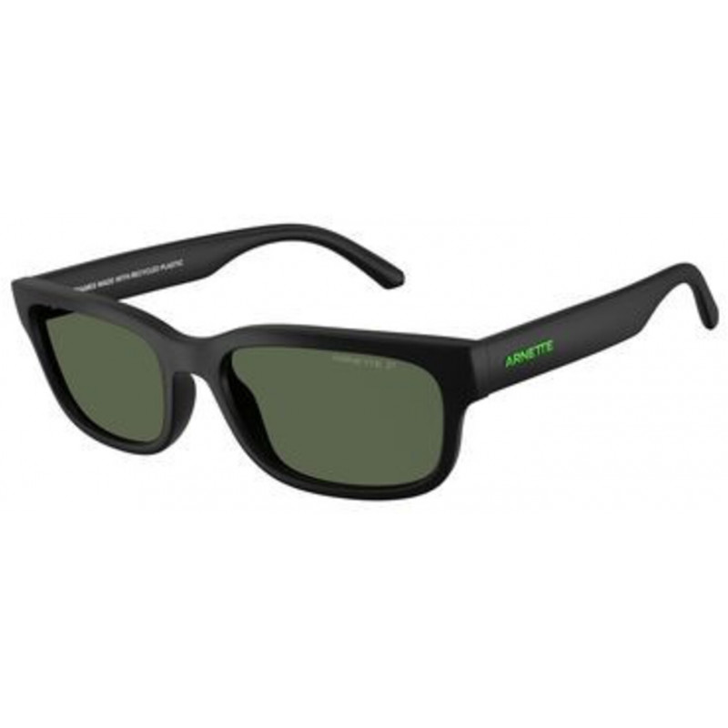 Sunglasses Arnette AN 4363 29009A Matte Recycled Black / Dark Green Polar Policarbonate Polarized 55mm