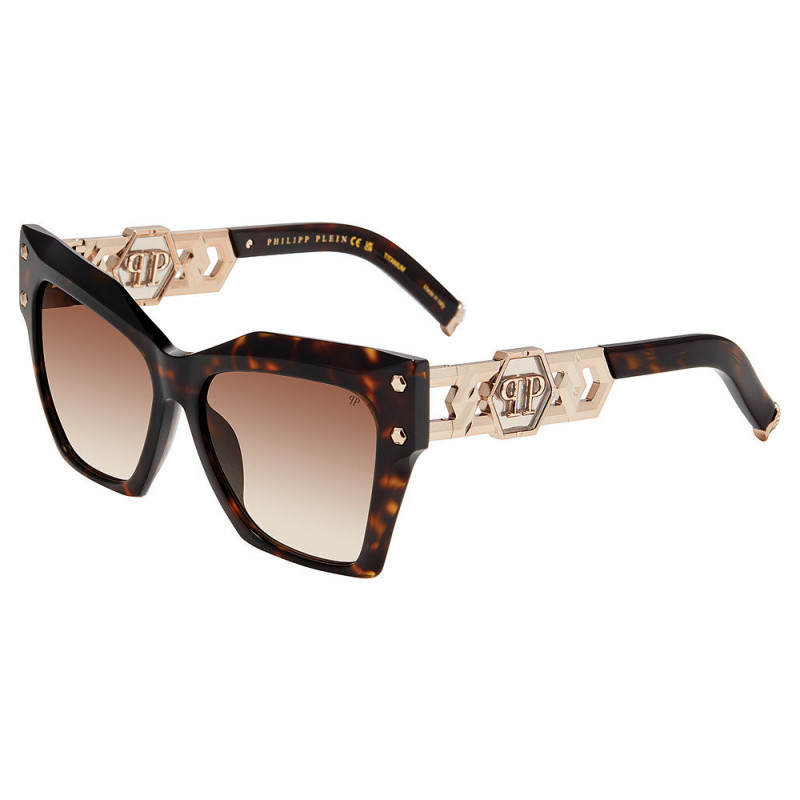 Sunglasses Philipp Plein SPP 175 S 0722 Dark Havana Sunglasses Philipp Plein SPP 175 S 0722 Dark Havana