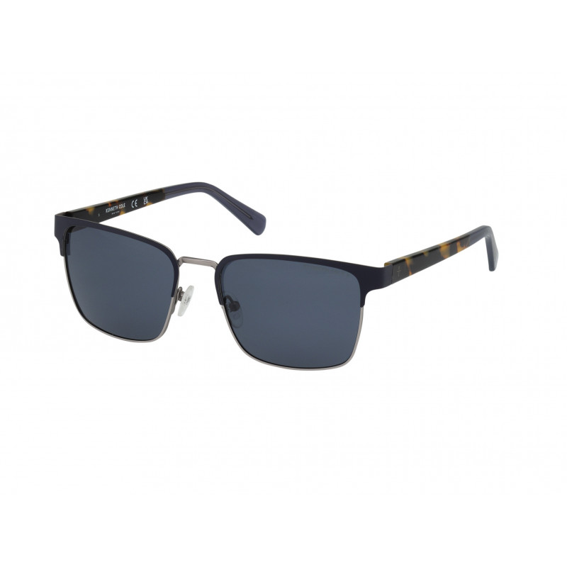 Sunglasses Kenneth Cole New York KC 00055 11D Matte Light Ruthenium / Blonde Havana 55mm