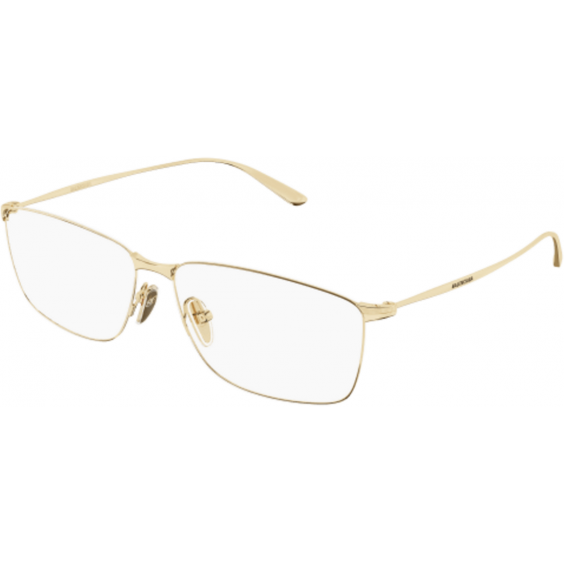 Eyeglasses Balenciaga BB 0415 O- 003 Gold / Transparent 60mm