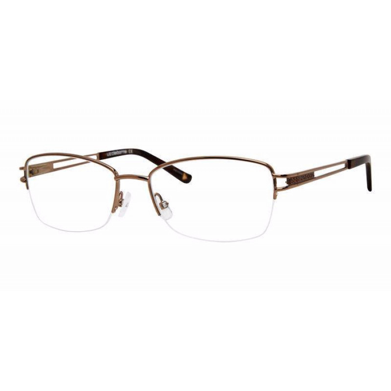 Eyeglasses Liz Claiborne L 675 09Q Brown Eyeglasses Liz Claiborne L 675 09Q Brown