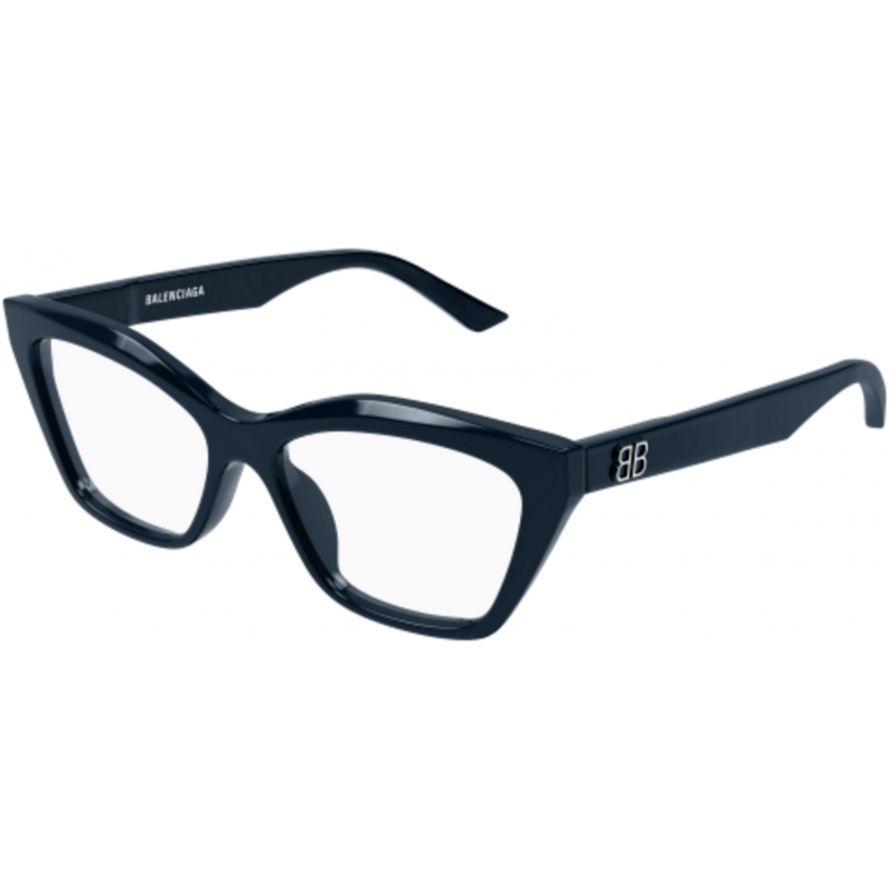 Eyeglasses Balenciaga BB 0342 O- 009 Blue / Transparent 55mm