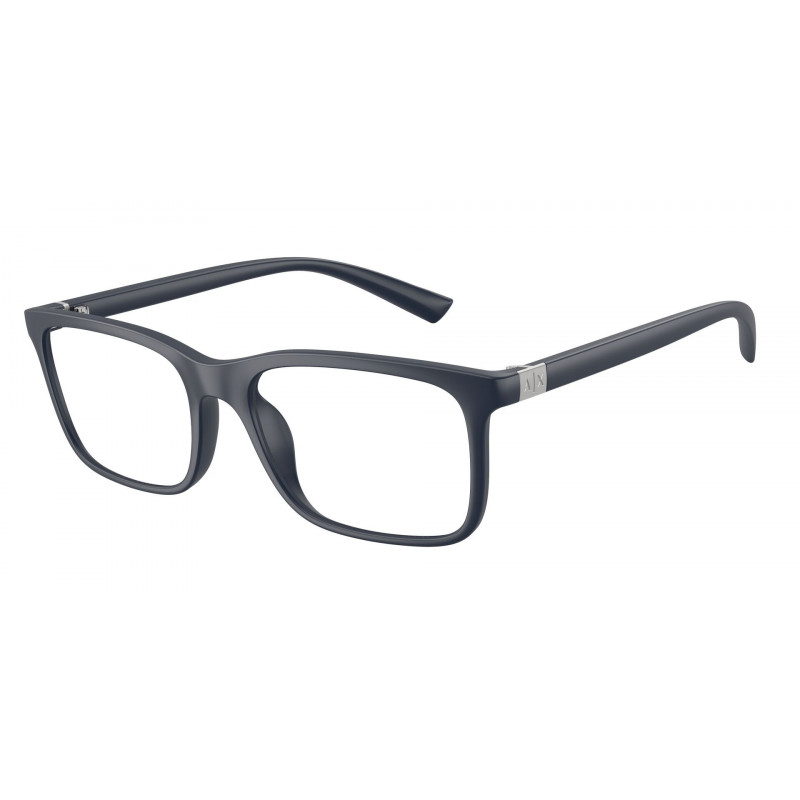 Eyeglasses Armani Exchange AX 3143 U 8181 Matte Blue Demo Lens 54mm