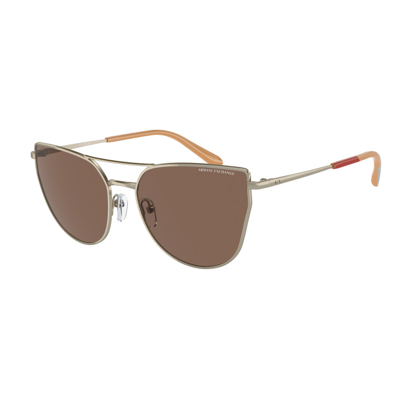 Sunglasses Armani Exchange AX 2045 S 611073 Shiny Pale Gold  display picture 1