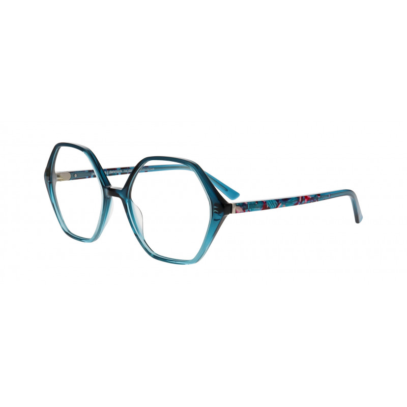 Eyeglasses Pro-design Denmark ELATE 1 9345 Petrol Gradient Transparent / Nosepad Eyeglasses Pro-design Denmark ELATE 1 9345 Petrol Gradient Transparent / Nosepad