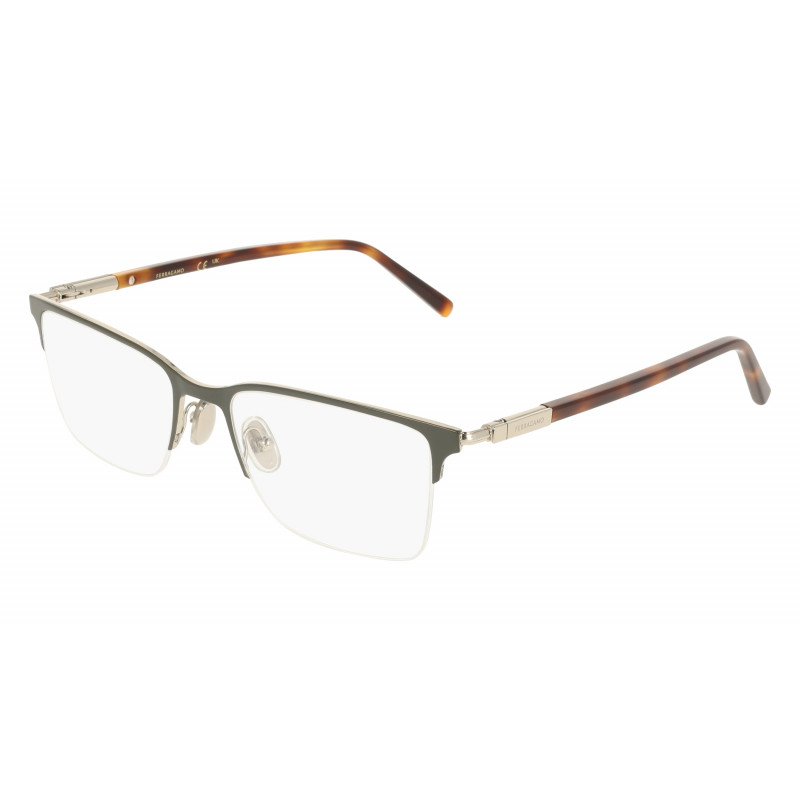 Eyeglasses FERRAGAMO SF 2238 322 Khaki/Gold Eyeglasses FERRAGAMO SF 2238 322 Khaki/Gold