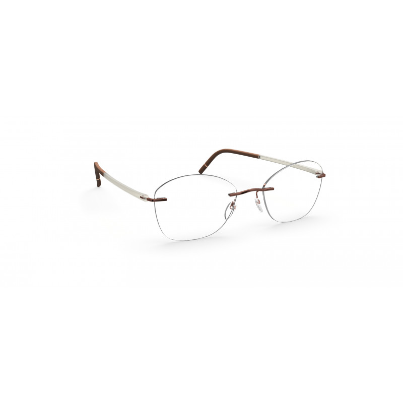 Eyeglasses Silhouette The Wave Chassis Rimless 5567 6040 Hazel Ivory Eyeglasses Silhouette The Wave Chassis Rimless 5567 6040 Hazel Ivory