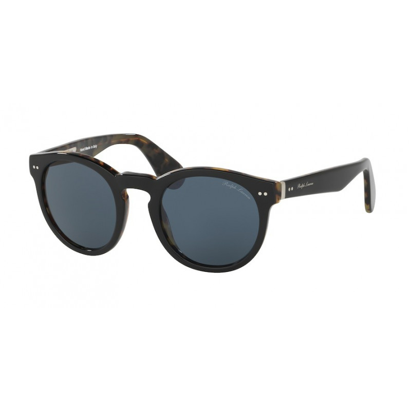 Sunglasses Ralph Lauren RL 8146 P 5613R5 Shiny Black On Spotty Havana Sunglasses Ralph Lauren RL 8146 P 5613R5 Shiny Black On Spotty Havana