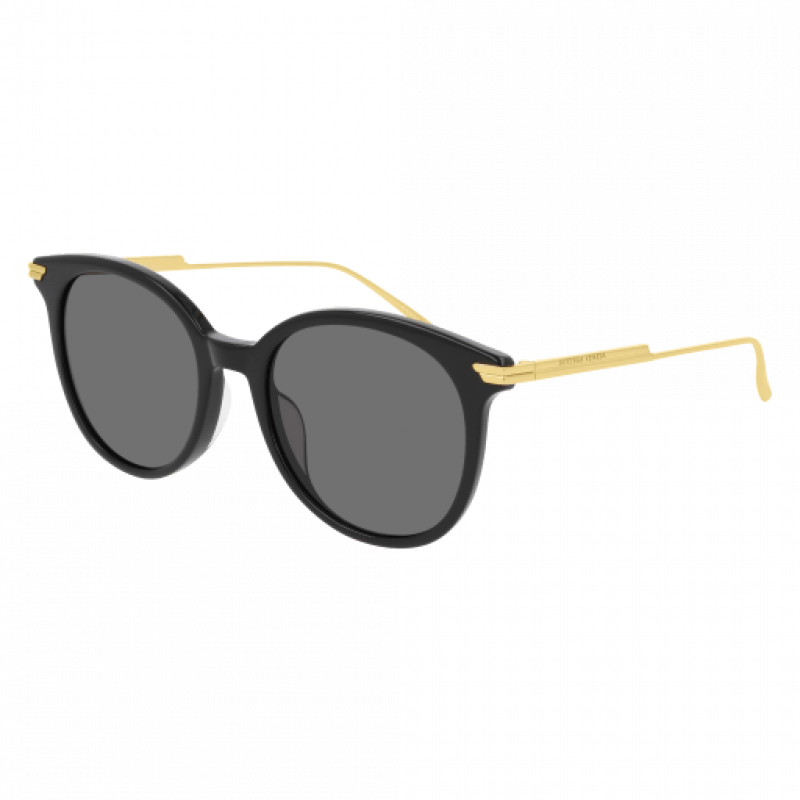 Sunglasses Bottega Veneta BV 1038 SA- 001 Black / Grey Gold display picture 1
