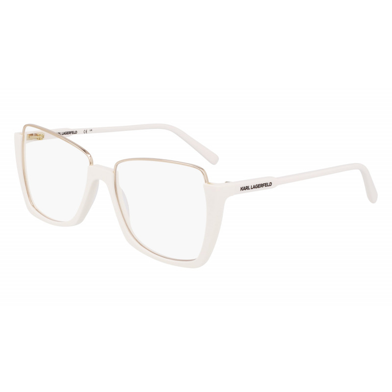 Eyeglasses KARL LAGERFELD KL 355 105 White Eyeglasses KARL LAGERFELD KL 355 105 White
