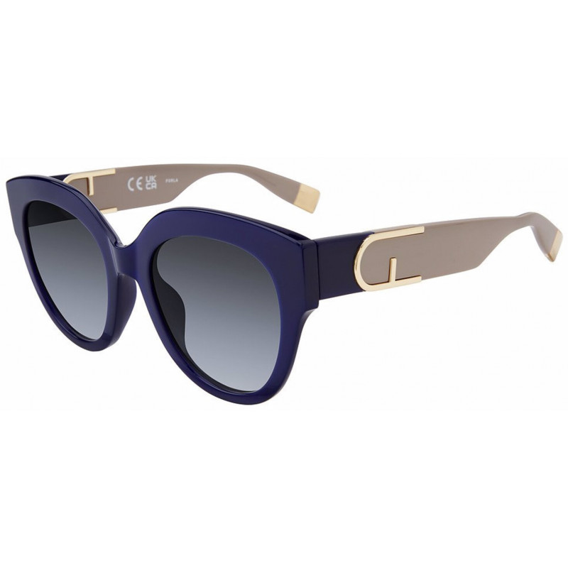 Sunglasses Furla SFU 813 V 03gr Shiny Opal Blue Sunglasses Furla SFU 813 V 03gr Shiny Opal Blue