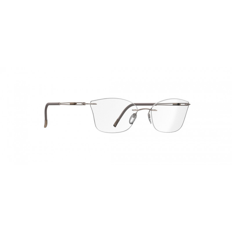 Eyeglasses Silhouette TNG 2018 Chassis Rimless 5521 8540 Silver Rose