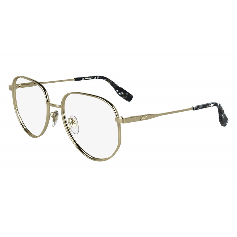 Eyeglasses KARL LAGERFELD KL 361 714 Gold Shiny Eyeglasses KARL LAGERFELD KL 361 714 Gold Shiny