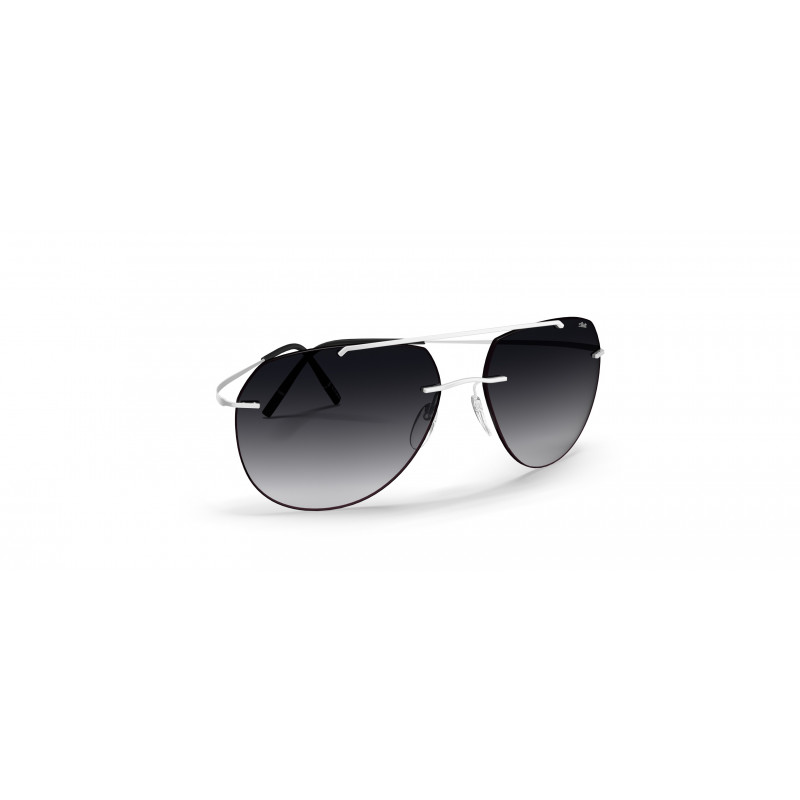 Sunglasses Silhouette Nash Rimless 8744 7210 Titanium / Black Sunglasses Silhouette Nash Rimless 8744 7210 Titanium / Black
