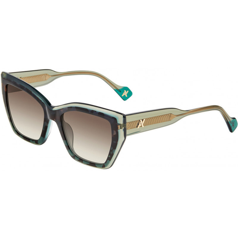 Sunglasses Yalea SYA 191 V 0v34 Brown/Green Havana 53mm