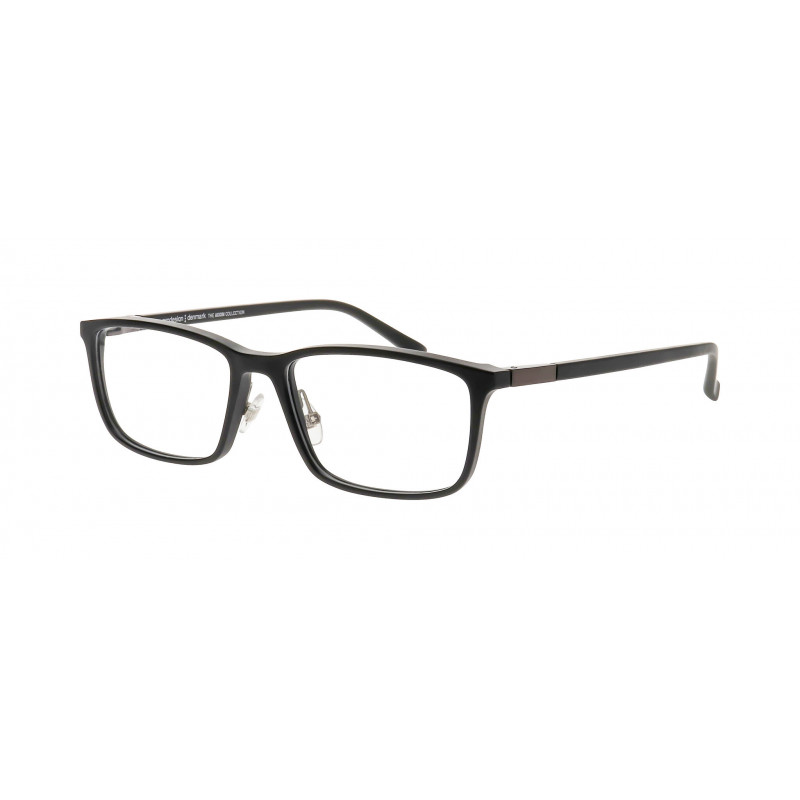 Eyeglasses Pro-design Denmark BLOCK 2 6031 Black Dark Matt Eyeglasses Pro-design Denmark BLOCK 2 6031 Black Dark Matt