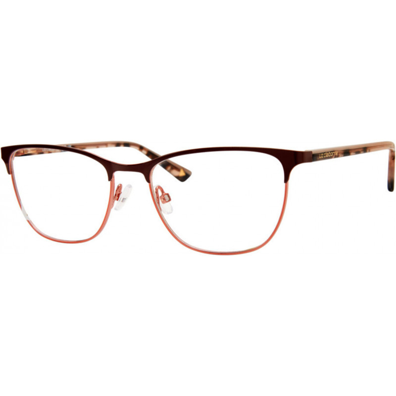 Eyeglasses Liz Claiborne L 684 0T5 Burgundy Pink Eyeglasses Liz Claiborne L 684 0T5 Burgundy Pink