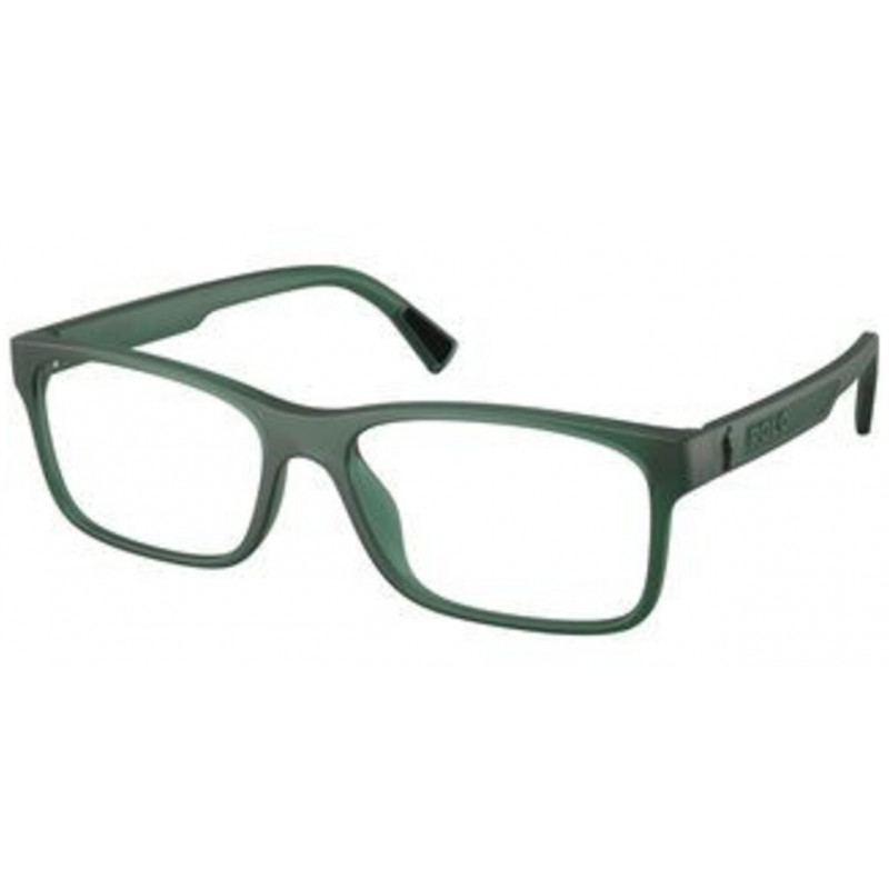 Eyeglasses Polo PH 2301 U 6312 Matte Transparent Green / Demo 58mm