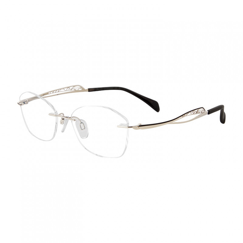 Eyeglasses Line Art 2176 White WP Eyeglasses Line Art 2176 White WP