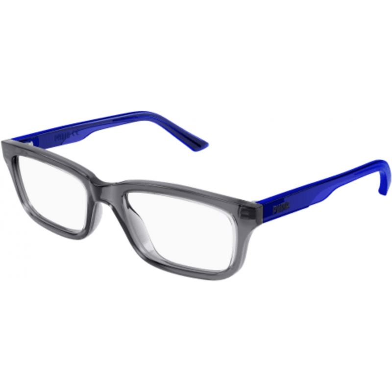 Eyeglasses Puma PJ 0068 O- 002 Grey / Transparent Blue 49mm