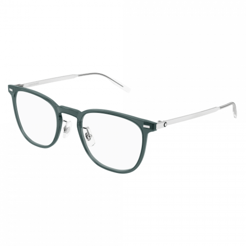 Eyeglasses Montblanc MB 0393 ON- 004 Grey / Transparent Silver 51mm