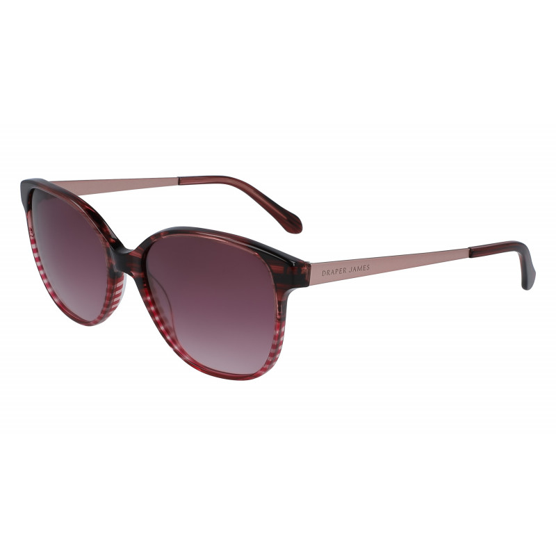 Sunglasses Draper James DJ 7005 604 Merlot Stripe 55mm