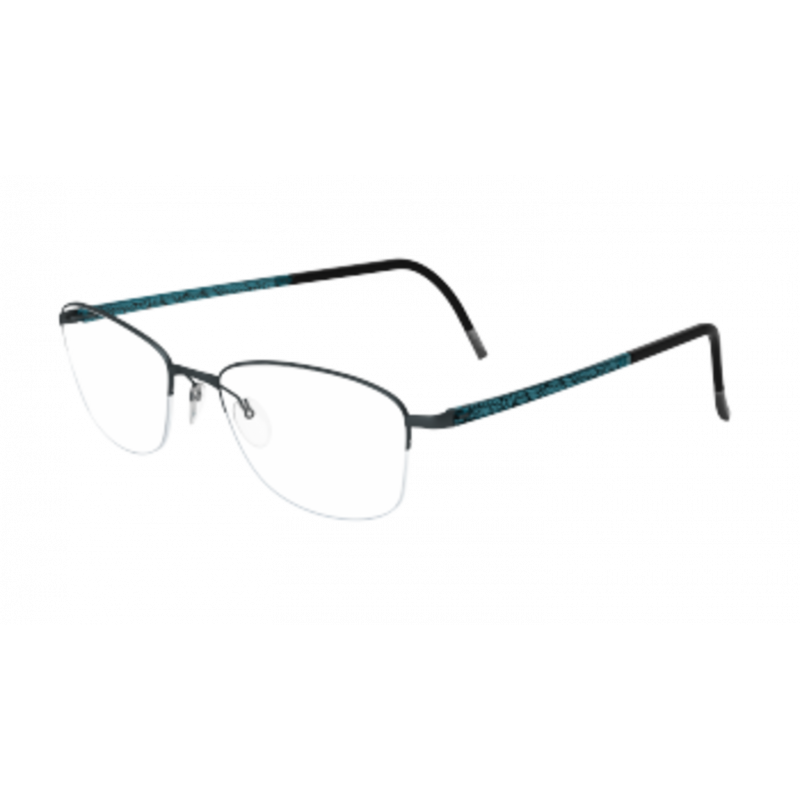 Eyeglasses Silhouette Illusion Nylor 4492 6055 Teal Eyeglasses Silhouette Illusion Nylor 4492 6055 Teal