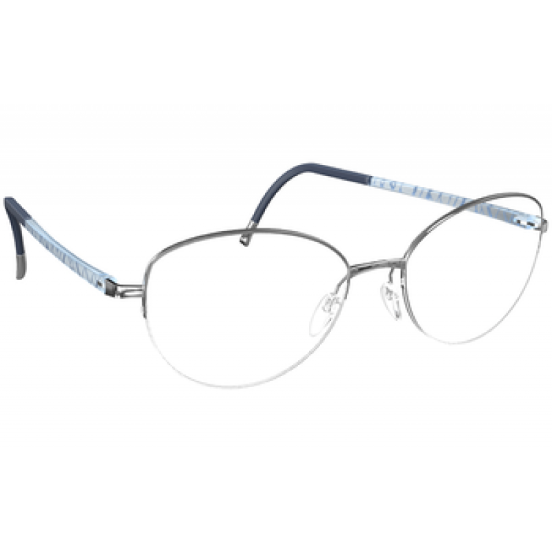 Eyeglasses Silhouette Illusion Nylor 4560 7000 Silky Sky 51mm