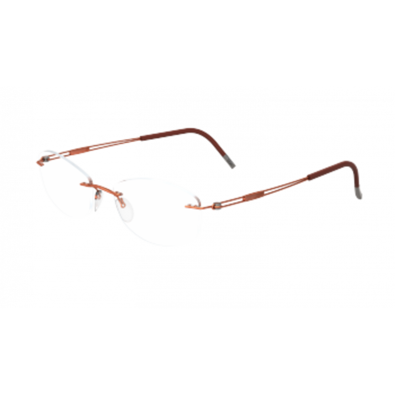 Eyeglasses Silhouette TNG 2018 ( 5521 ) 2540 Russet Orange Eyeglasses Silhouette TNG 2018 ( 5521 ) 2540 Russet Orange