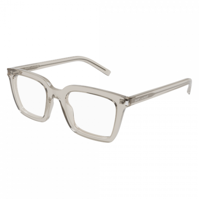 Eyeglasses Saint Laurent SL 167 - 007 Beige / Transparent 50mm