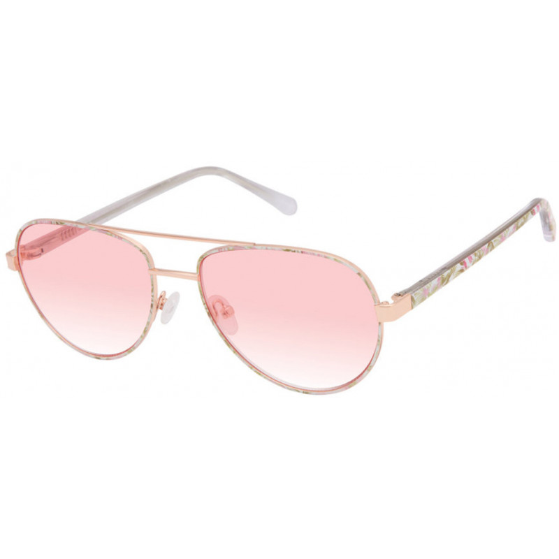 Eyeglasses Nicole Miller JOLY C03 Rose Palm 57mm