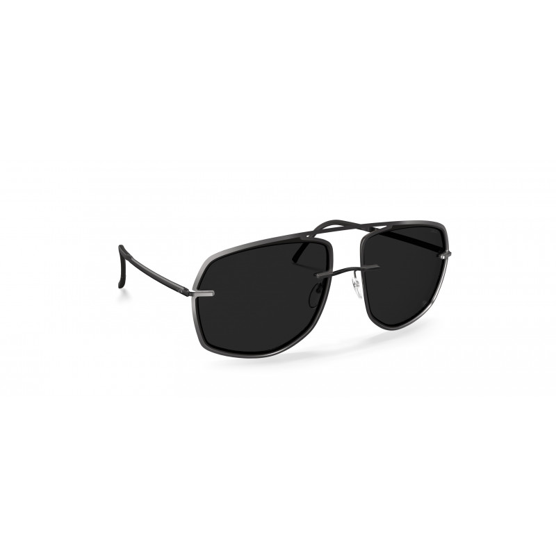 Sunglasses Silhouette New York Sky Fullrim 8733 6560 Ruthenium/Black Sunglasses Silhouette New York Sky Fullrim 8733 6560 Ruthenium/Black