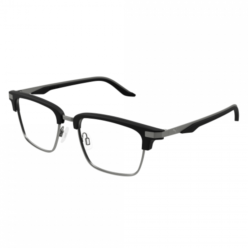 Eyeglasses Puma PU 0411 O- 002 Black / Transparent Gunmetal 52mm