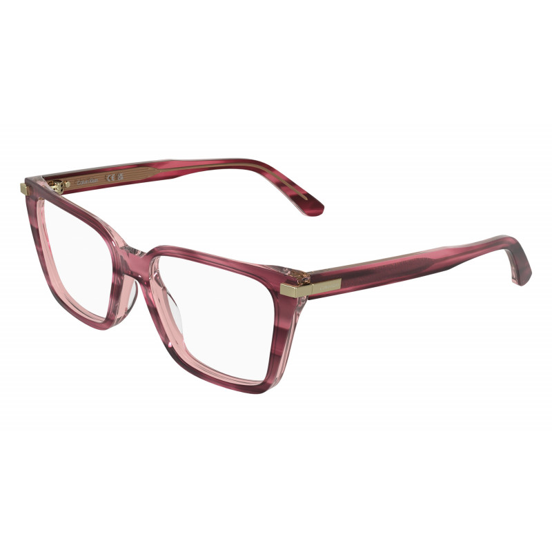 Eyeglasses CK 26515 604 Transparent Striped Burgundy 54mm
