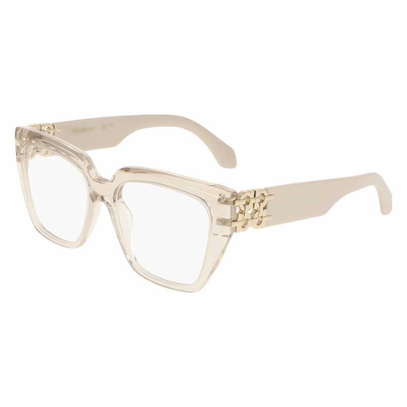Eyeglasses FERRAGAMO SF 3041 E 259 Transparent Beige