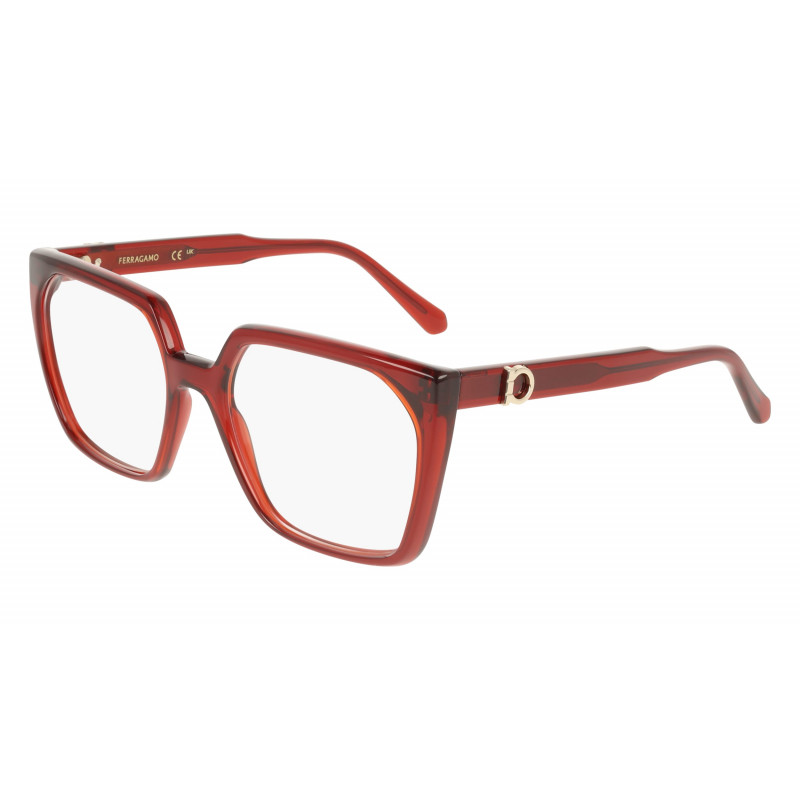 Eyeglasses FERRAGAMO SF 3042 E 612 Transparent Burgundy
