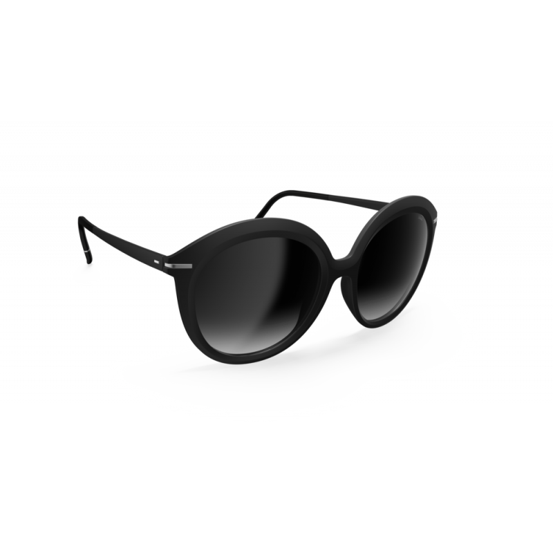 Sunglasses Silhouette Dora Three 3198 9000 Pure Black 57mm