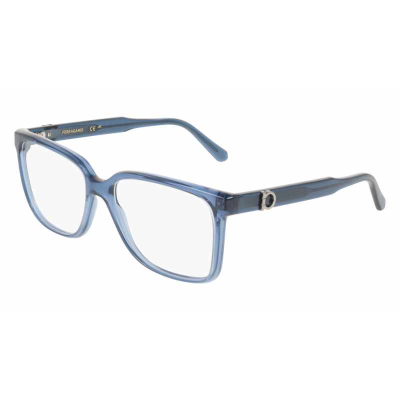 Eyeglasses FERRAGAMO SF 3043 E 432 Transparent Blue