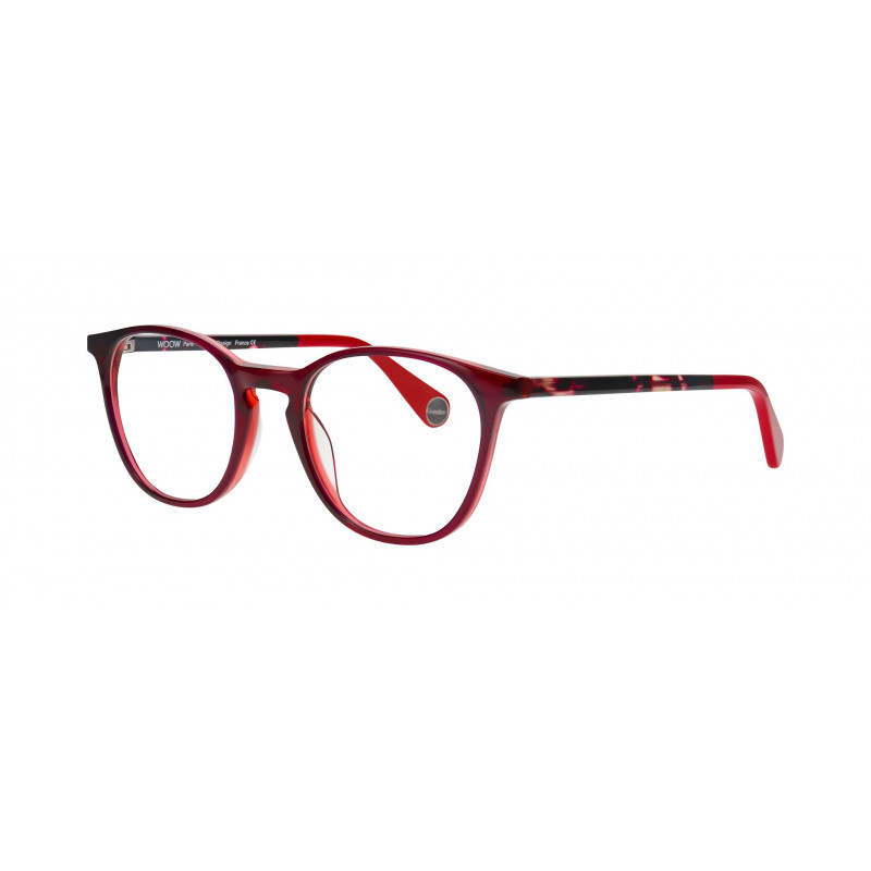 Eyeglasses WOOW NO GENDER 2 2218 Bicolor Red And Pink