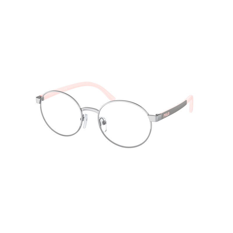 Eyeglasses Polo Prep PP 8041 9001 Shiny Silver 48mm
