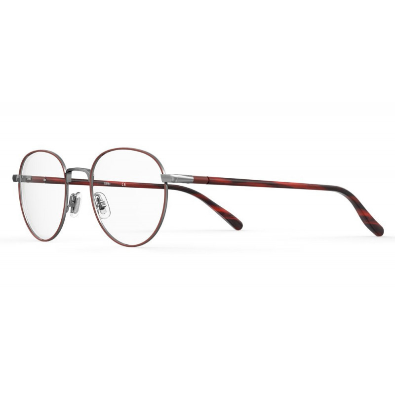 Eyeglasses Elasta E 8007 BXH Grey Red Eyeglasses Elasta E 8007 BXH Grey Red