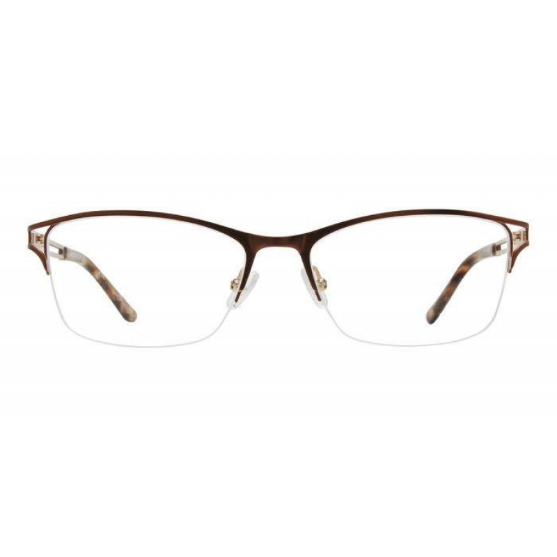 Eyeglasses Liz Claiborne L 661 YZ4 Brown Eyeglasses Liz Claiborne L 661 YZ4 Brown
